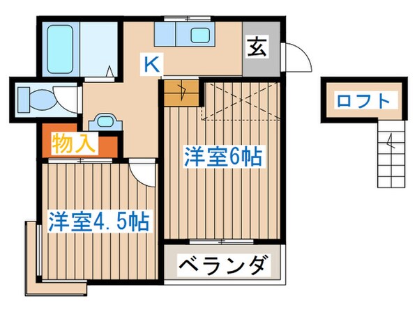 サニ－ライフ郡山の物件間取画像